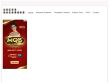 Tablet Screenshot of lottodatabase.com